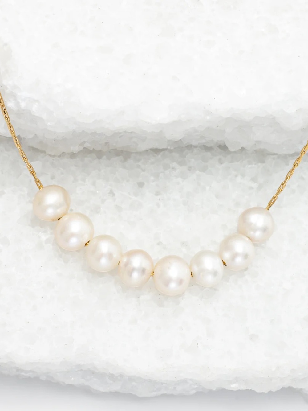 Harmony Pearl Cluster Necklace